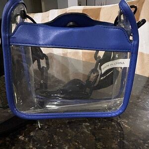 Blue Transparent Women's Bag